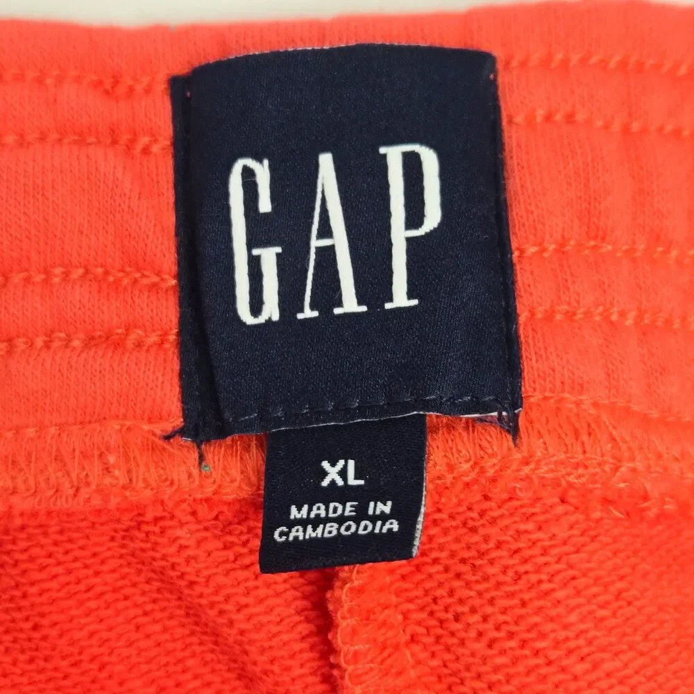 GAP Shorts Red French Terry Knit Soft Sweatpants Men Size Extra Large XL NEW NWT